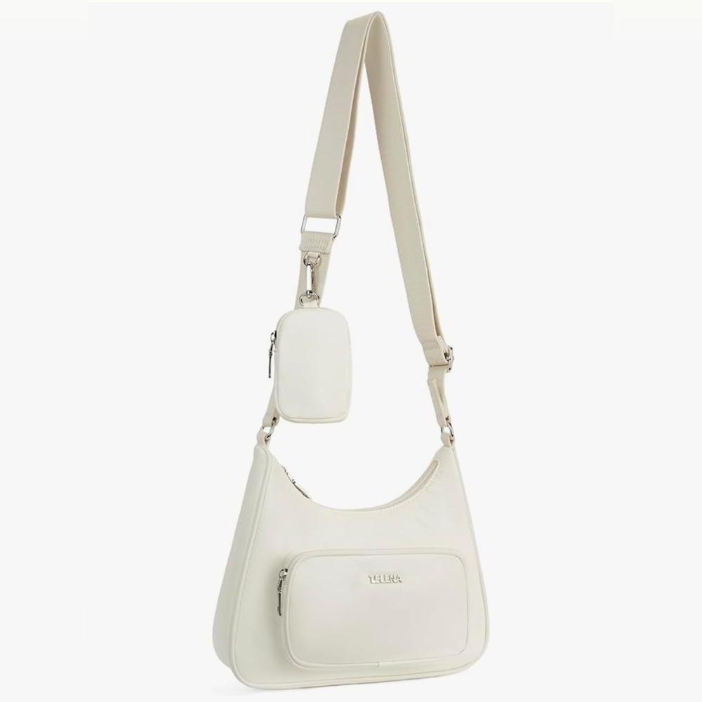 Elegant Cream Shoulder Bag‎